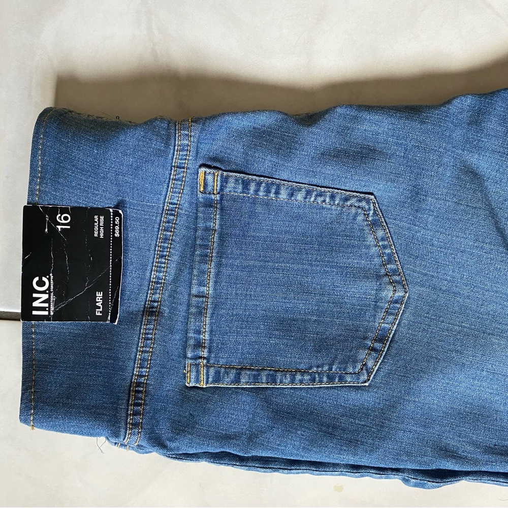 INC International Concepts Dark Blue Denim Jeans